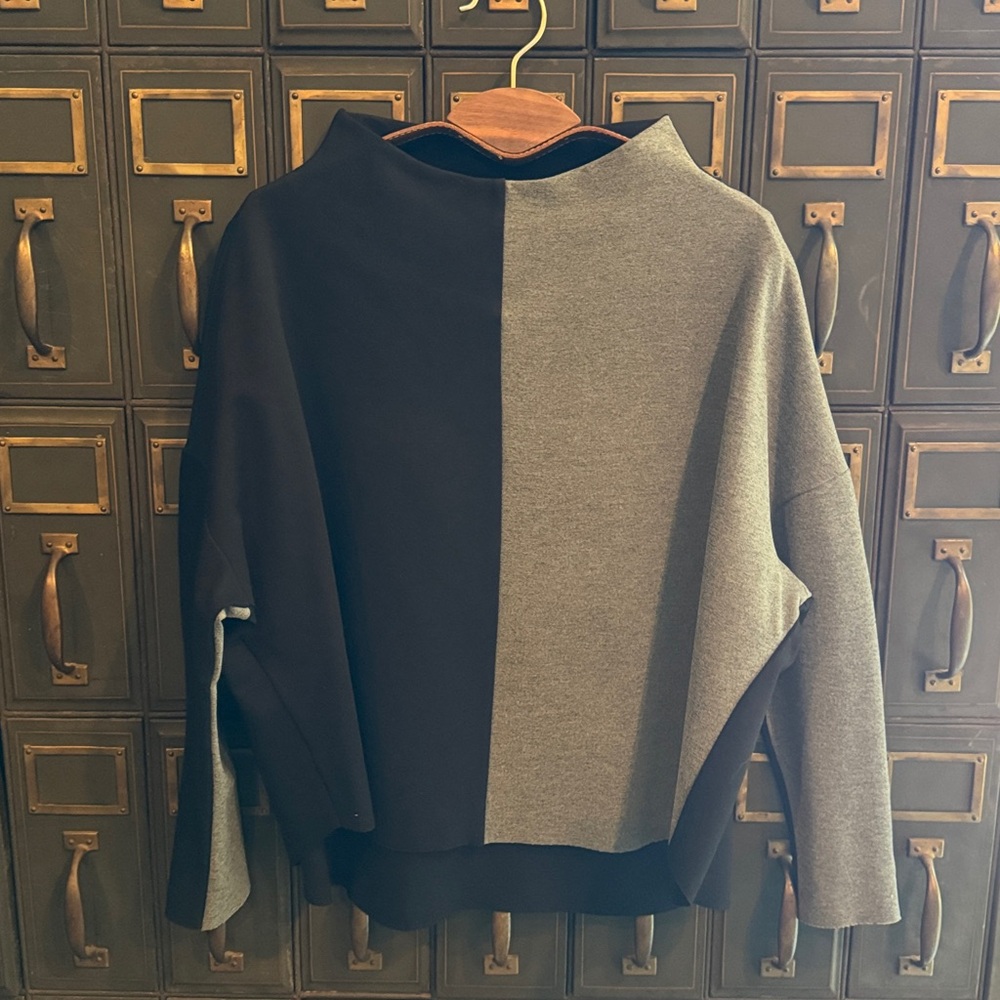 PLANET by Lauren G Scuba Fabric Top